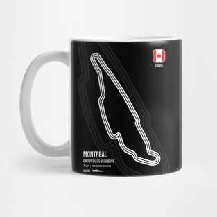 Montreal Race Track (B&W) Mug